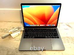 13 Apple Macbook Pro Core i5 VENTURA 256GB SSD 8GB A1706 TouchBar Warranty