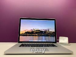 Apple MacBook Pro 15 Retina Laptop Quad Core i7 8GB RAM 256GB SSD WARRANTY