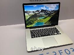 Apple MacBook Pro 15 Retina Laptop Quad Core i7 8GB RAM 256GB SSD WARRANTY