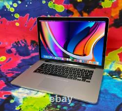 Apple Macbook Pro 15 Laptop Quad Core i7 16GB + 256GB SSD MacOS Catalina