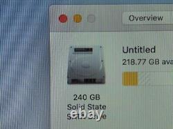 Apple Macbook Pro A1278 13 Early 2011 i7 2.7GHz 240GB SSD 16GB
