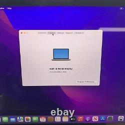 Apple MacBook Pro 13 A1706 i5-7267 3.1GHz 8GB 590GB Mid-2017 Monterey 
<br/>   MacBook Pro 13 pouces A1706 i5-7267 3,1 GHz 8 Go 590 Go Mi-2017 Monterey