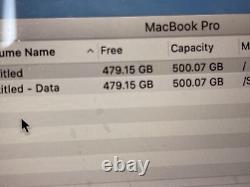 Apple MacBook Pro 15 2,5 GHz i7-4870HQ 16 Go 512 SSD Radeon R9 M370X bureau