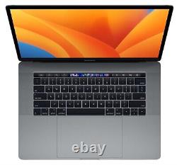 Apple MacBook Pro 15 Touch Bar 256Go SSD 16Go i7 Gris Sidéral Garantie
