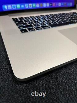 'Apple MacBook Pro 2015 15 pouces (Propre), Core i7 2,8 GHz, 16 Go de RAM, 512 Go de stockage'