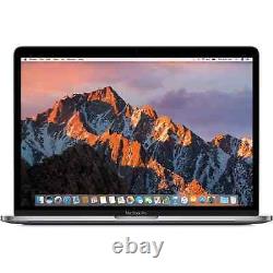 Apple MacBook Pro 2017 MPXQ2LL/A 13.3 (i5-7360U 8GB RAM 128GB SSD OS 13) would be translated as: Apple MacBook Pro 2017 MPXQ2LL/A 13.3 (i5-7360U 8 Go de RAM 128 Go SSD OS 13)