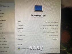 MACBOOK PRO APPLE INTEL i5 2.3GHz 8Go RAM 120Go SSD MACOS SONOMA 14.3.1 VIEILLARD