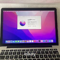 MacBook Pro 13 pouces Retina 2,7 GHz Core i5 128 Go SSD 8 Go RAM 2015 MacOS Monterey