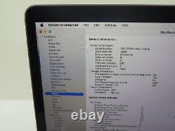 MacBook Pro Gris Apple CTO 13 pouces 2020 i5 2 GHz 16 Go 512 Go SSD Compteur de batterie @ Seulement 375