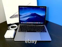 SONOMA 2019/2020 Apple MacBook Pro 13 Quad Core 3.9GHz TURBO 16GB RAM 256GB SSD
<br/>
<br/>Traduction en français : SONOMA 2019/2020 Apple MacBook Pro 13 Quad Core 3.9GHz TURBO 16 Go RAM 256 Go SSD